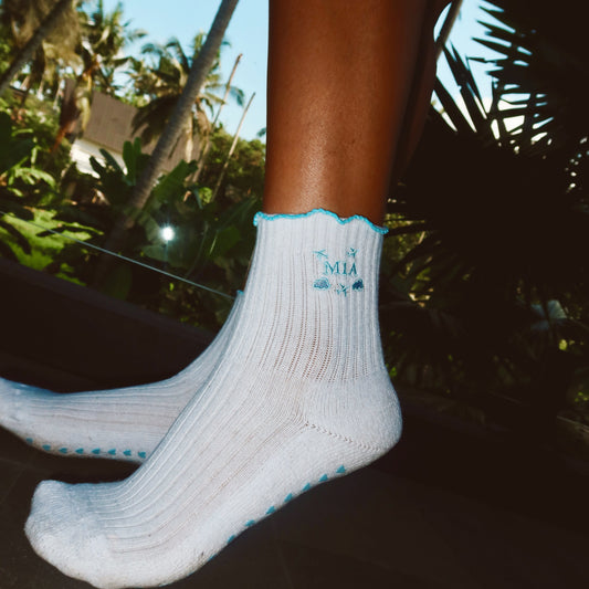 On Airplane Mode Grip Sock