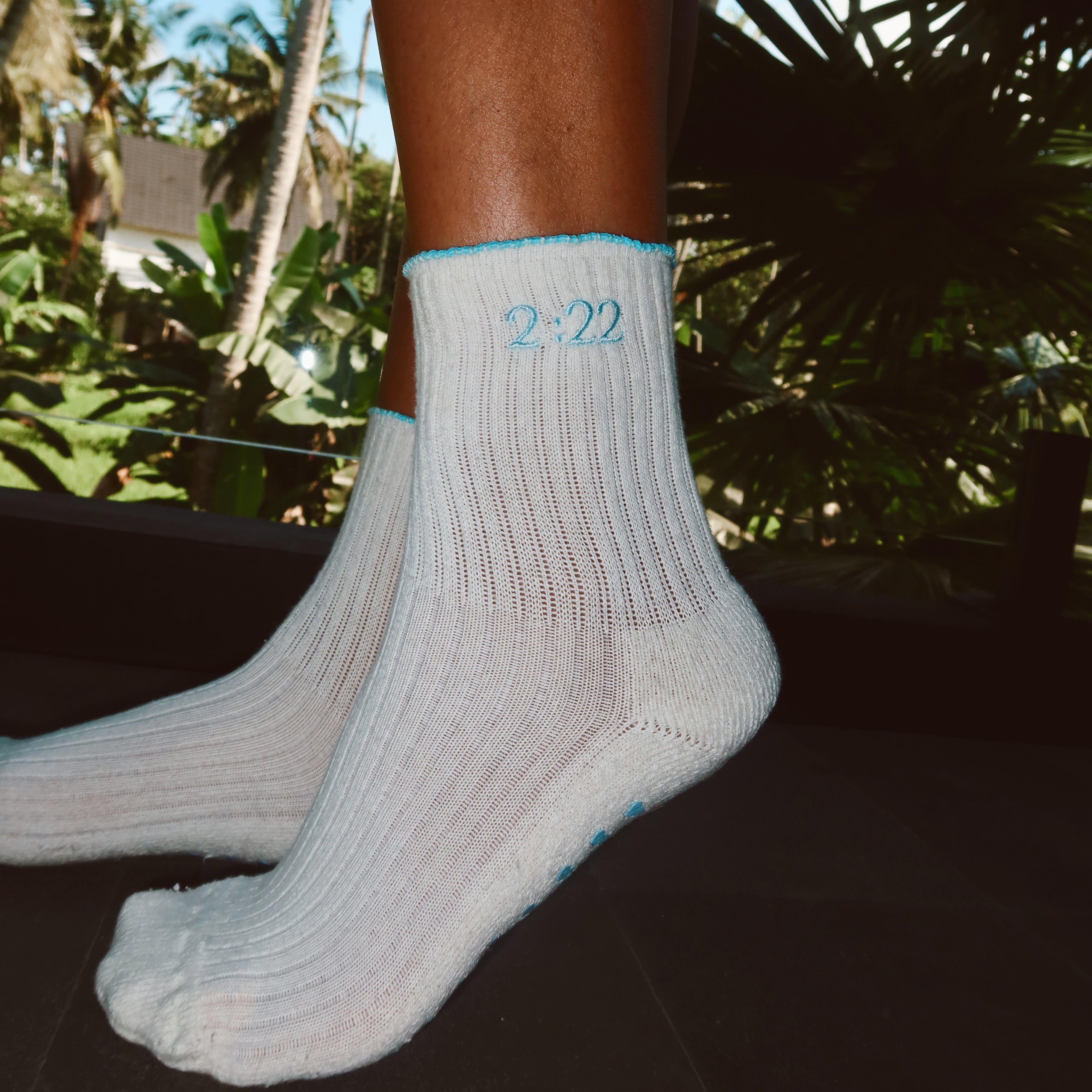 Angel Hour Grip Sock – Spiritual Soles